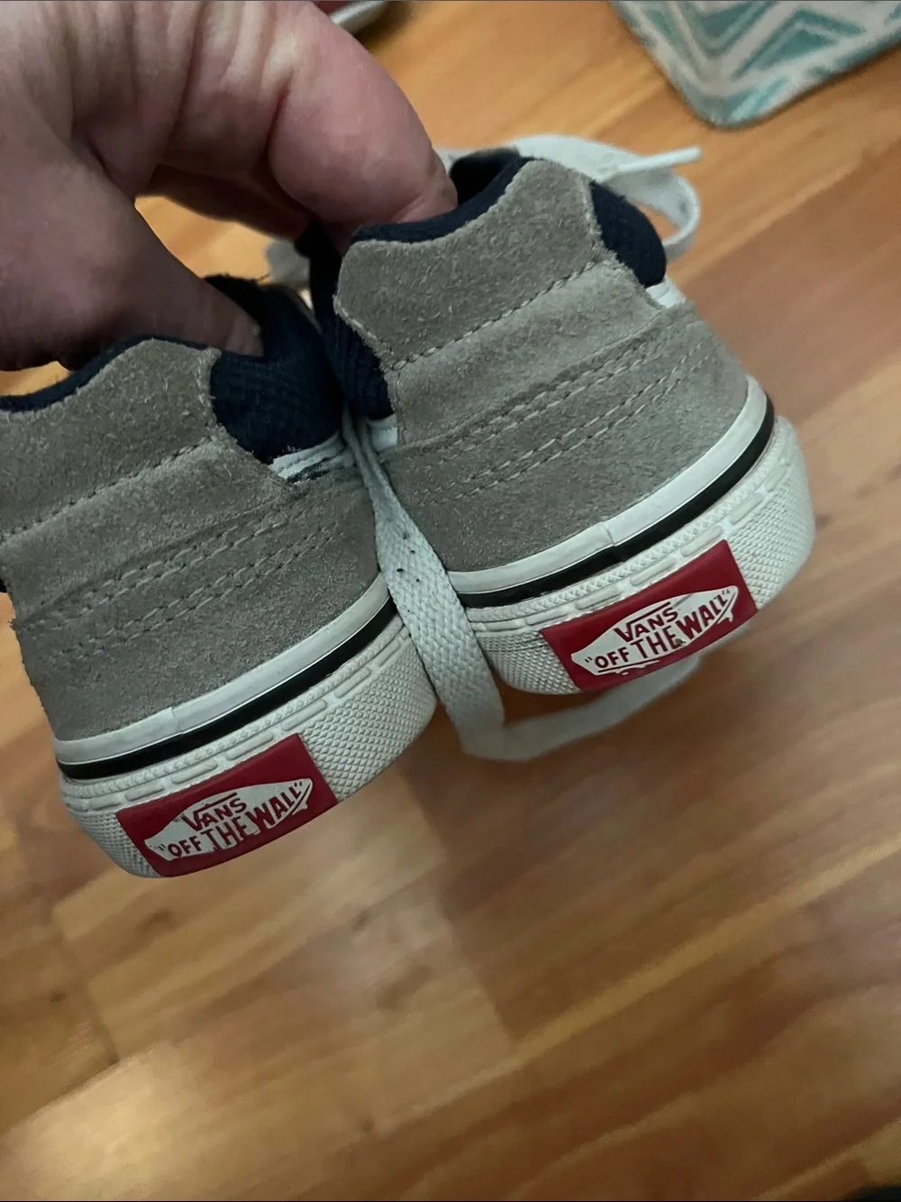Vans Kids Old Skool Sneakers - Tan & Black Size 2